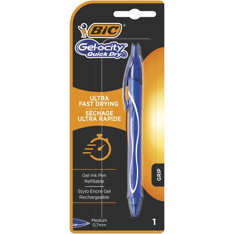 Correttori a nastro TIPP-EX Pocket Mouse 4.2 mm x 10 m Conf. da 10 + Penna Gelocity Quick Dry Blu - 989680